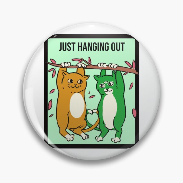 Item preview, Cats doing pull-ups Hanging out with friends designed and sold by LargeShop.
