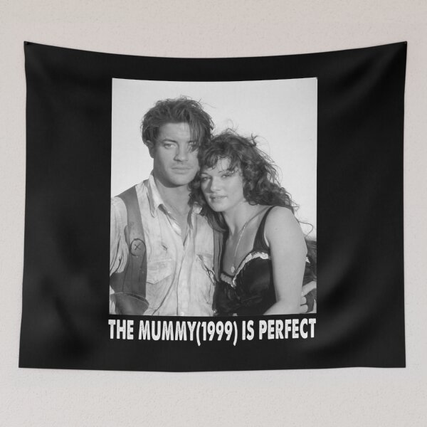 Item preview, The Mummy image Rick and Evelyn black and white   designed and sold by Liweeney.