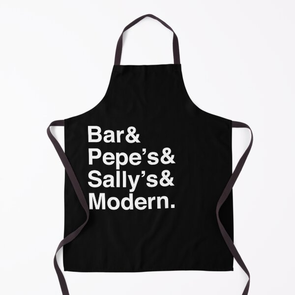 Item preview, Bar & Pepe's & Sally's & Modern - New Haven Pizza - White Font designed and sold by frankyou.