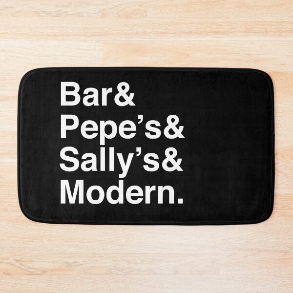 Item preview, Bar & Pepe's & Sally's & Modern - New Haven Pizza - White Font designed and sold by frankyou.