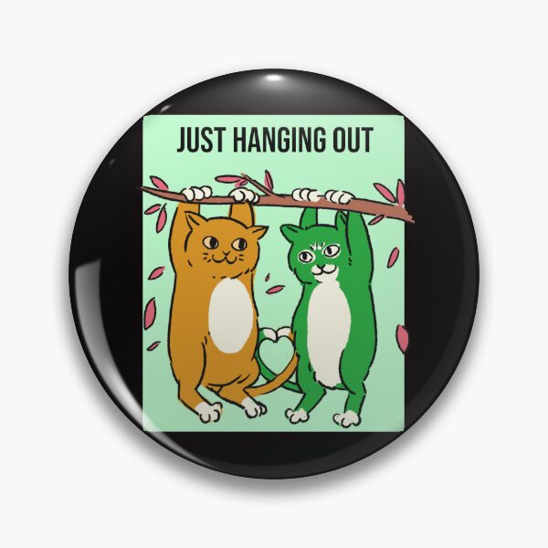 Item preview, Cats doing pull-ups Hanging out with friends designed and sold by LargeShop.
