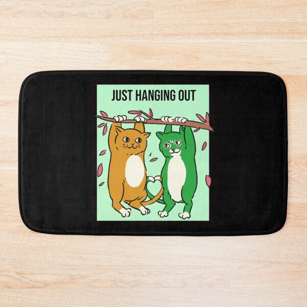 Item preview, Cats doing pull-ups Hanging out with friends designed and sold by LargeShop.