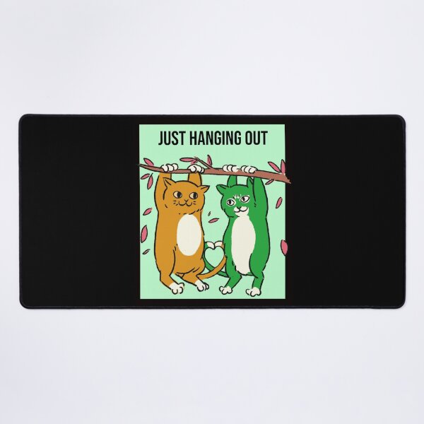 Item preview, Cats doing pull-ups Hanging out with friends designed and sold by LargeShop.