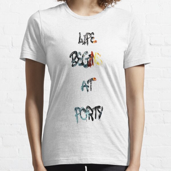 Item preview, Life begins at forty designed and sold by NewTopDesign.