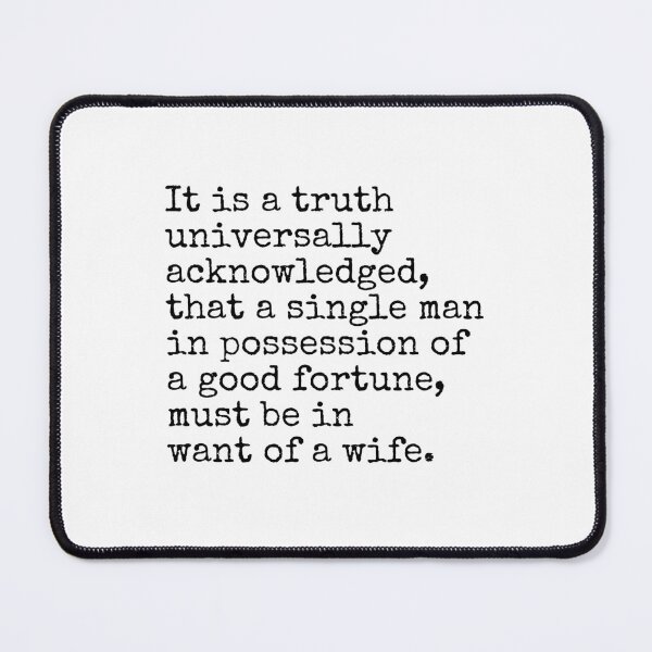Item preview, Pride and Prejudice Quote designed and sold by The-Quote-House.