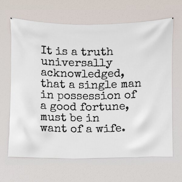 Item preview, Pride and Prejudice Quote designed and sold by The-Quote-House.
