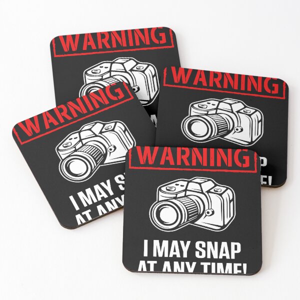 Item preview, Warning I May Snap At Any Time Photographer designed and sold by TobyLewis1592.