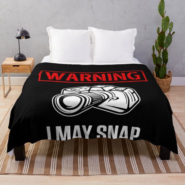 Item preview, Warning I May Snap At Any Time Photographer designed and sold by TobyLewis1592.