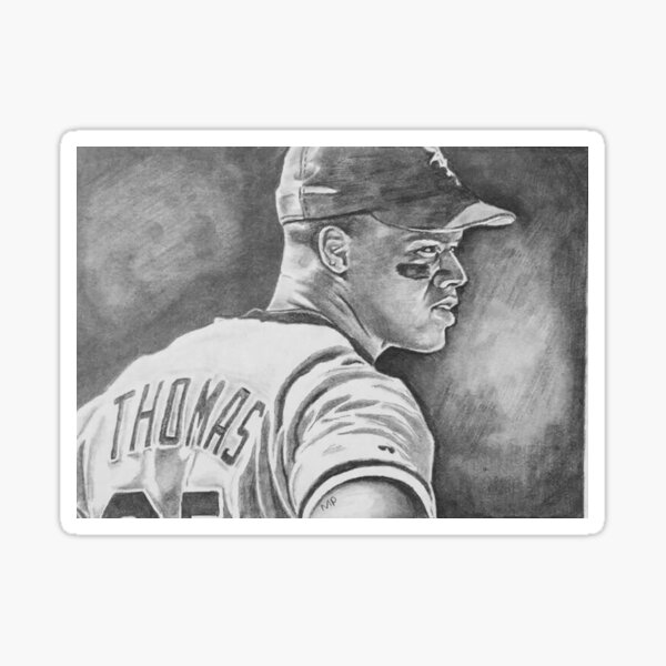 frank thomas stats Sticker for Sale by Rolandvare