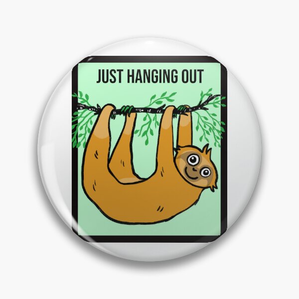 Item preview, Sloth doing Pull-ups No Pain No Gain designed and sold by LargeShop.
