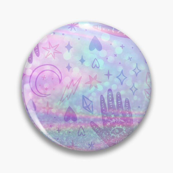 Item preview, pink holographic boho rainbow ethnic pattern designed and sold by Beeroclock.