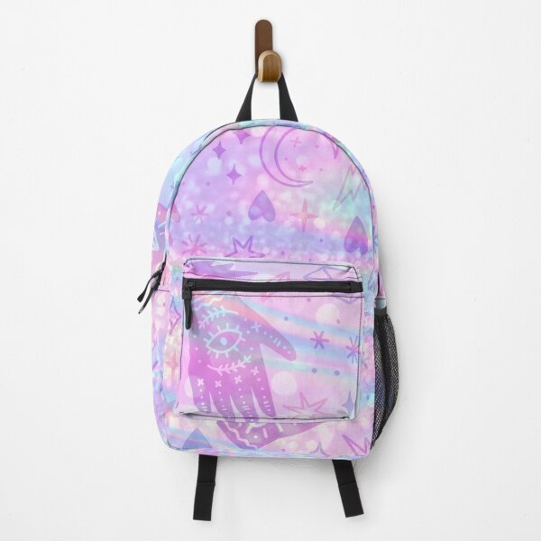 Item preview, pink holographic boho rainbow ethnic pattern designed and sold by Beeroclock.