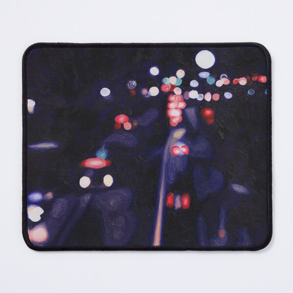 Item preview, Night Lights Oil Painting Study  designed and sold by CheHojas.