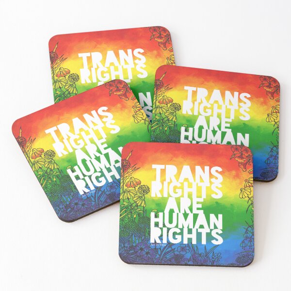 Item preview, Trans Rights Are Human Rights 2022 designed and sold by Art by Veya.