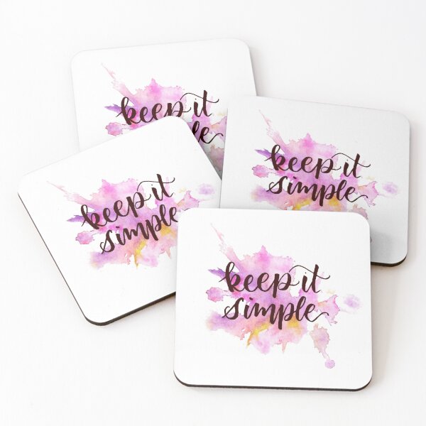 Item preview, Keep It Simple designed and sold by Casualigraphy.