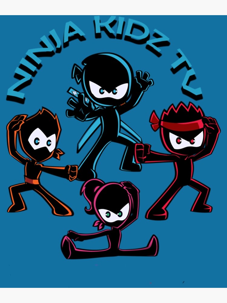"ninja kidz tv " Poster for Sale by ShakiraStore Redbubble