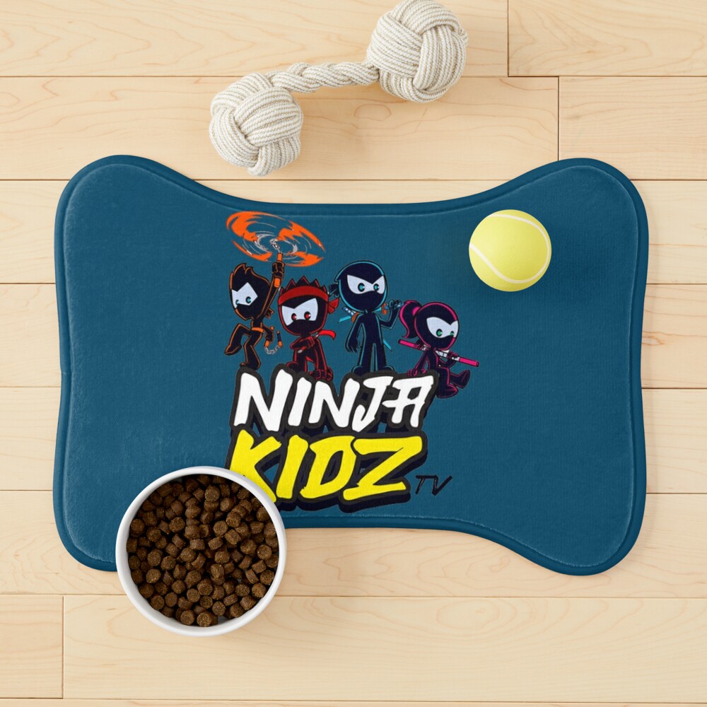 Ninja Kidz Cartoon Stripe Classic Tee - Orange Ninja© – Ninja Kidz TV