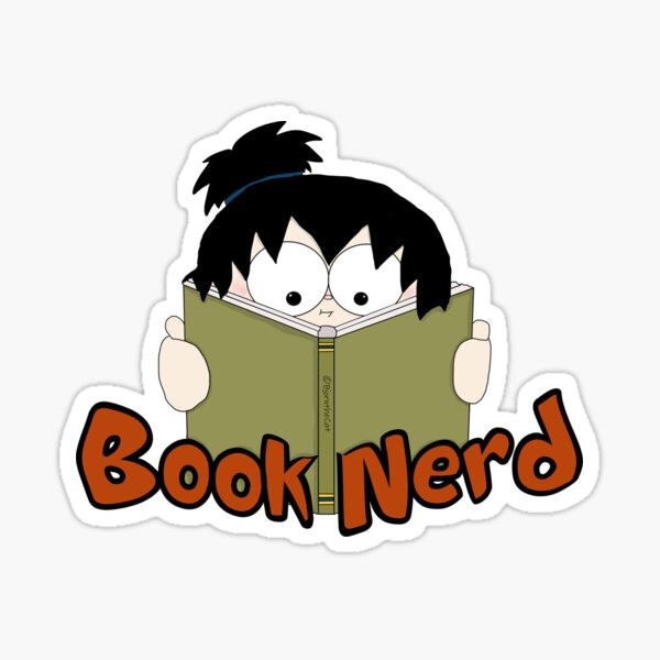 Book Nerd, Book Lover Sticker