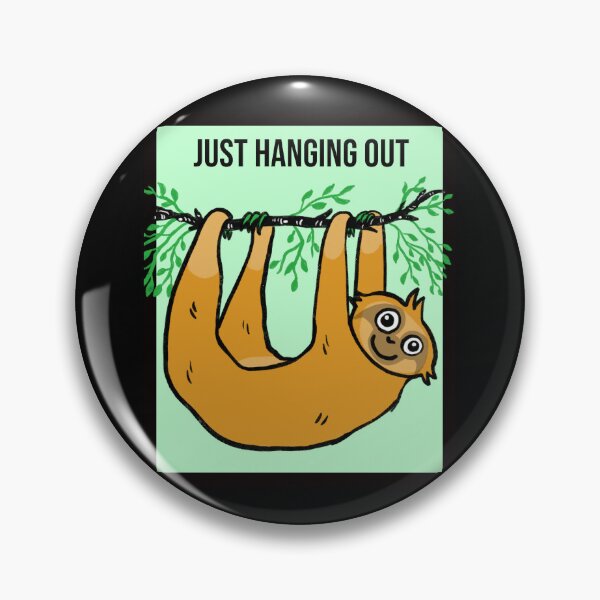 Item preview, No Pain No Gain Sloth doing Pull-ups designed and sold by LargeShop.