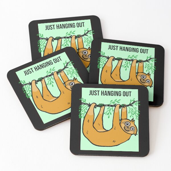 Item preview, No Pain No Gain Sloth doing Pull-ups designed and sold by LargeShop.