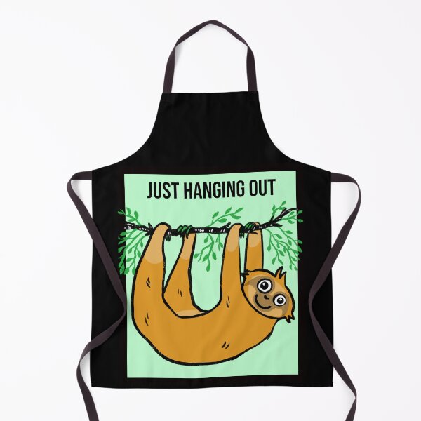 Item preview, No Pain No Gain Sloth doing Pull-ups designed and sold by LargeShop.