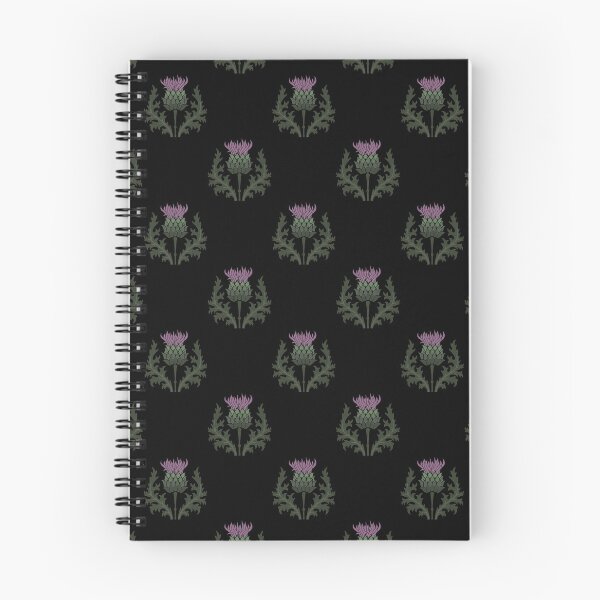 Item preview, Small Scottish Thistle Flower of Scotland on Black designed and sold by podartist.