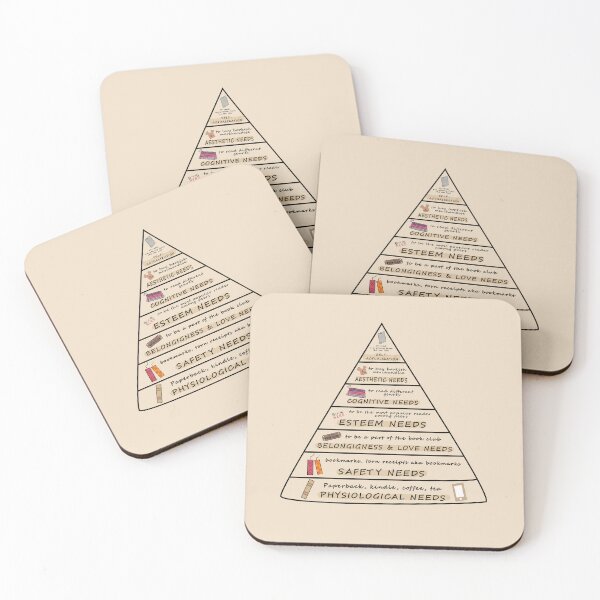 Item preview, HIERARCHY OF NEEDS OF A BOOKWORM- REDESIGNED VERSION OF MASLOW'S THEORY designed and sold by The Bookworm Store.
