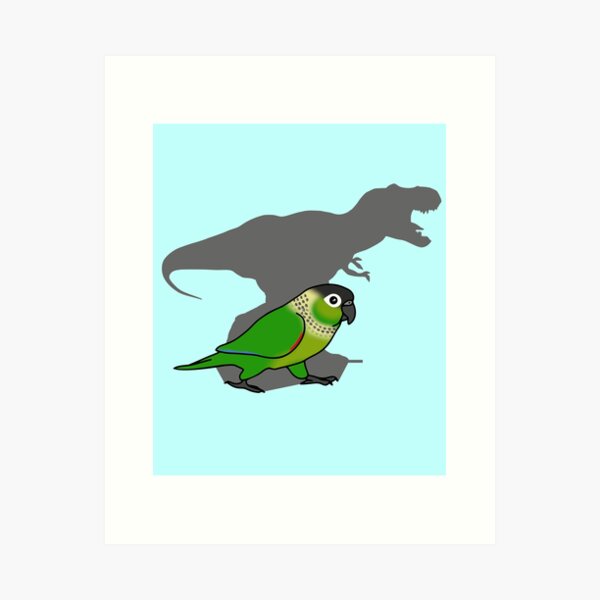 Item preview, T-rex Black Capped Conure designed and sold by FandomizedRose.