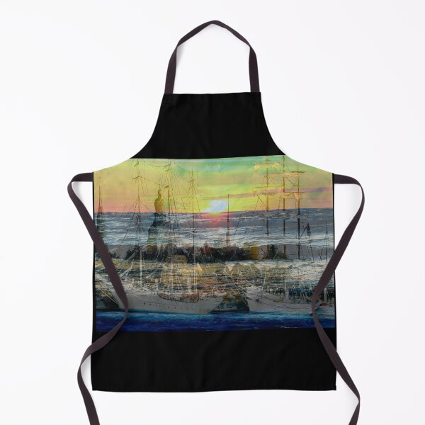 Item preview, Mixed Media: Sunset, seascape and oil painting, photo and painting by Marina Daniluka designed and sold by MariDaniArt.