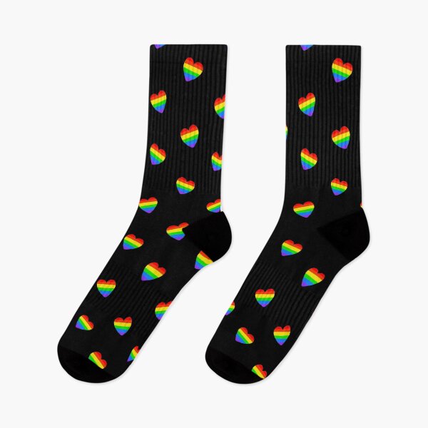 Item preview, Rainbow hearts designed and sold by pnkpopcorn.