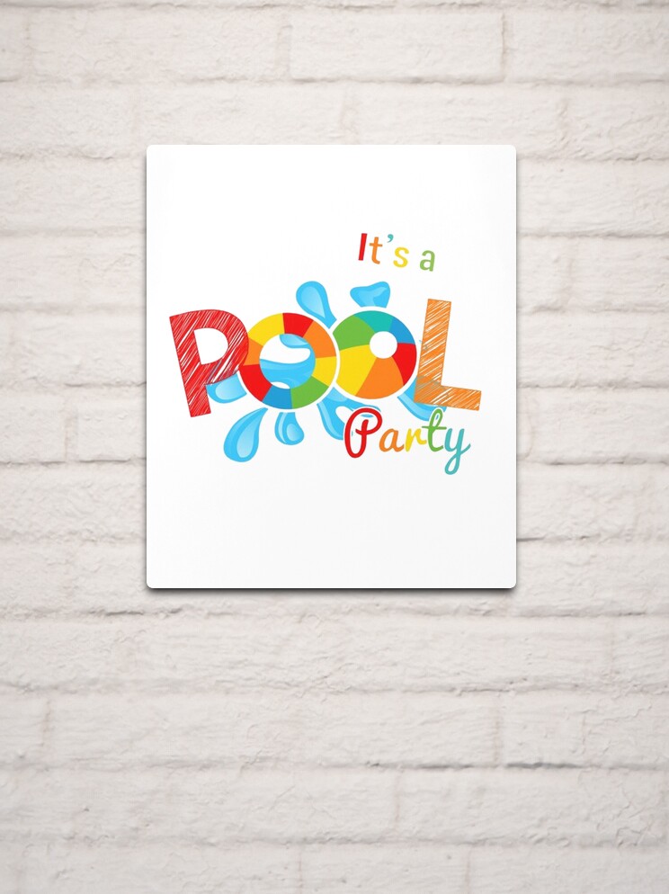 Summer Pool Party Bbq Postcard for Sale by Almight Store