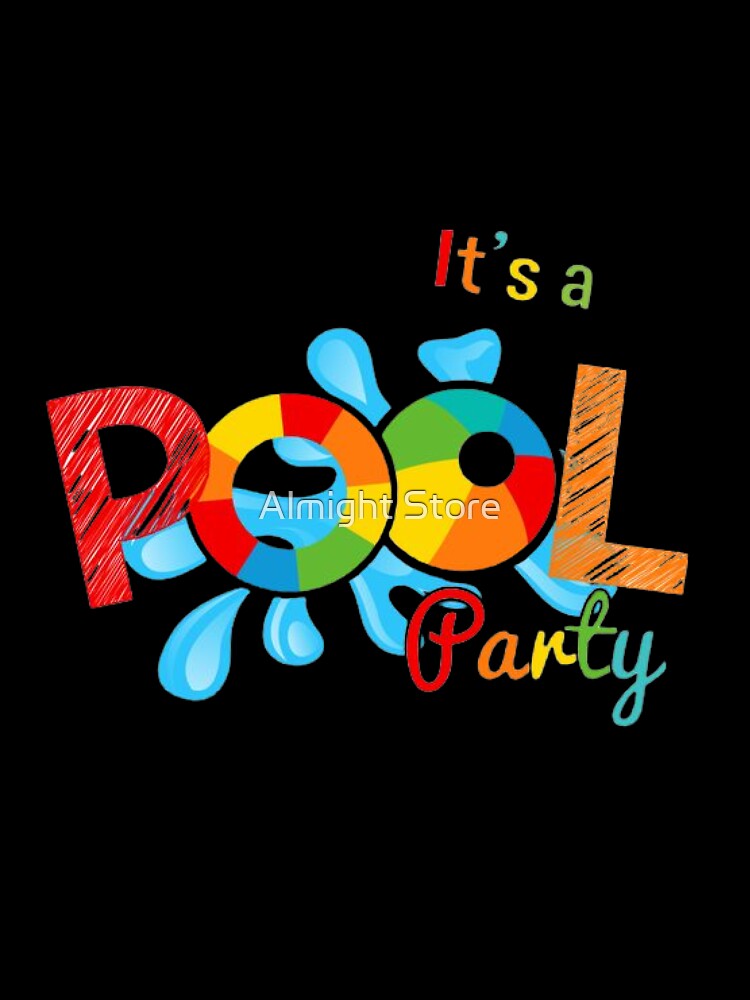 Summer Pool Party Bbq Postcard for Sale by Almight Store