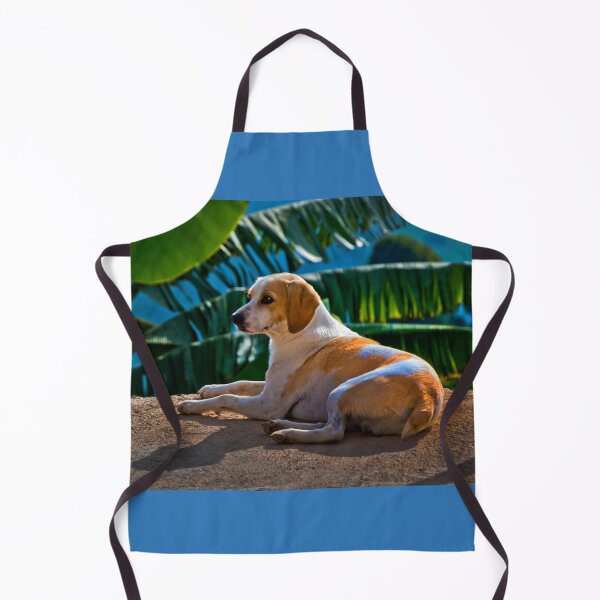Item preview, Dog Relaxing In Tropical Fenicia designed and sold by alabca.