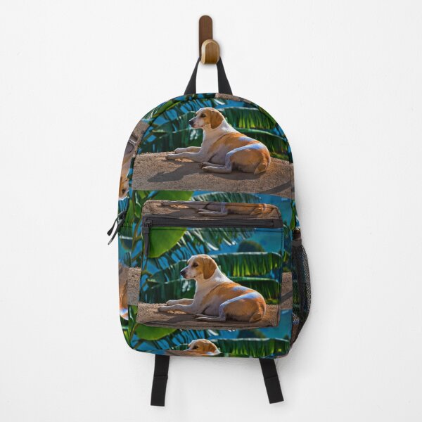 Item preview, Dog Relaxing In Tropical Fenicia designed and sold by alabca.