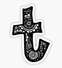 T Doodle Letter Sticker