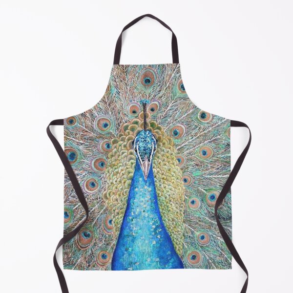 Artikelvorschau, Blauer Pfau mit vollem Gefieder entworfen und verkauft von Kathy Gales.