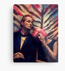 Distorted Lost in Translation Print Metal Print