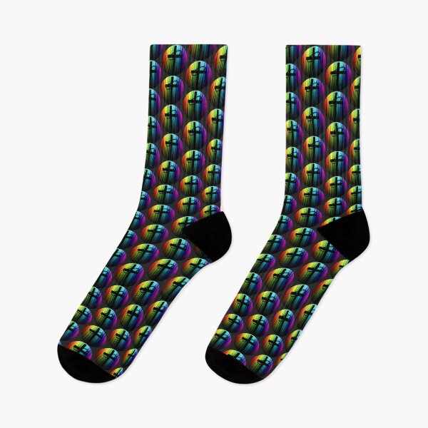 Item preview, Christian, Jesus cross black in funky background #3 designed and sold by Hypnotees.