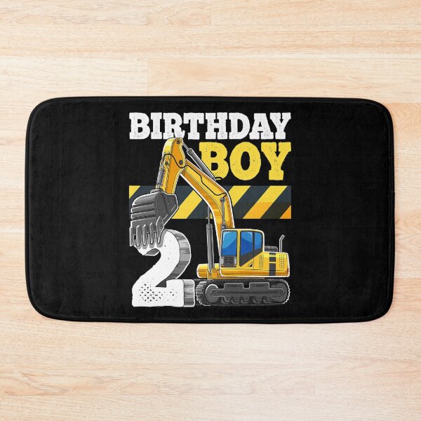 Item preview, Birthday Boy 2nd Birthday Excavator Construction Vehicle designed and sold by MalloWilli.