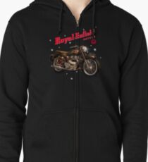 Royal Enfield Meteor by MotorManiac Zipped Hoodie