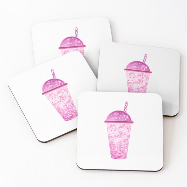 Item preview, cute pink bottle, bottle with a straw, pink flask print designed and sold by riidesignss.