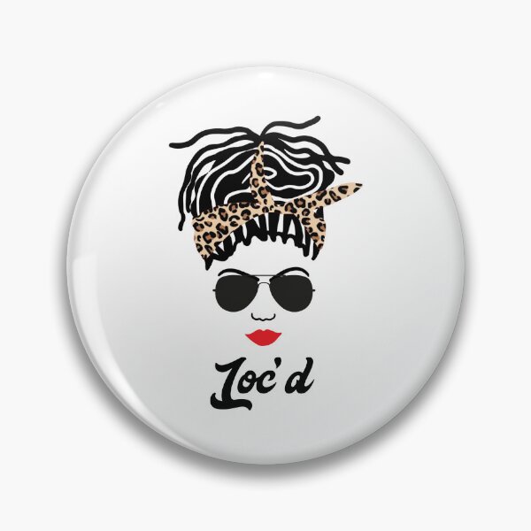 Item preview, Loc'd Black Woman Leopard Bandana Locs designed and sold by blackartmatters.