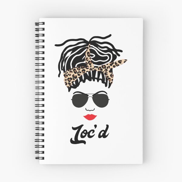 Item preview, Loc'd Black Woman Leopard Bandana Locs designed and sold by blackartmatters.