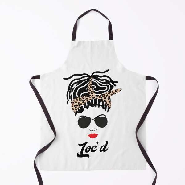 Item preview, Loc'd Black Woman Leopard Bandana Locs designed and sold by blackartmatters.