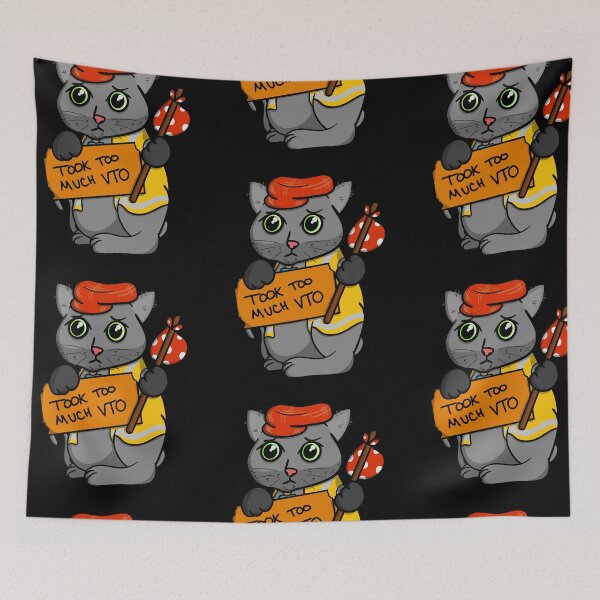 Item preview, Took Too Much VTO Swagazon Cat designed and sold by Swagazon.
