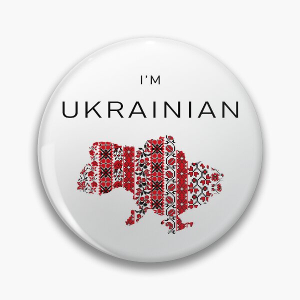 Item preview, President Volodymyr Zelensky Vyshyvanka Map - I'm Ukrainian designed and sold by Aide.