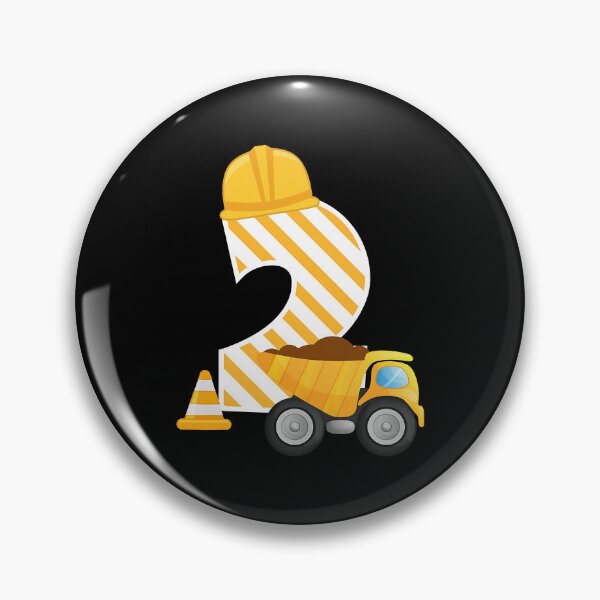 Item preview, Construction Dump Truck 2nd Birthday 2 Year Old designed and sold by MalloWilli.
