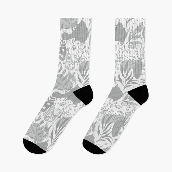 Item preview, Grey Botanical Seamless Pattern designed and sold by prsagar01.