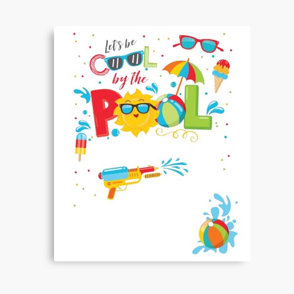 Summer Pool Party Bbq Postcard for Sale by Almight Store