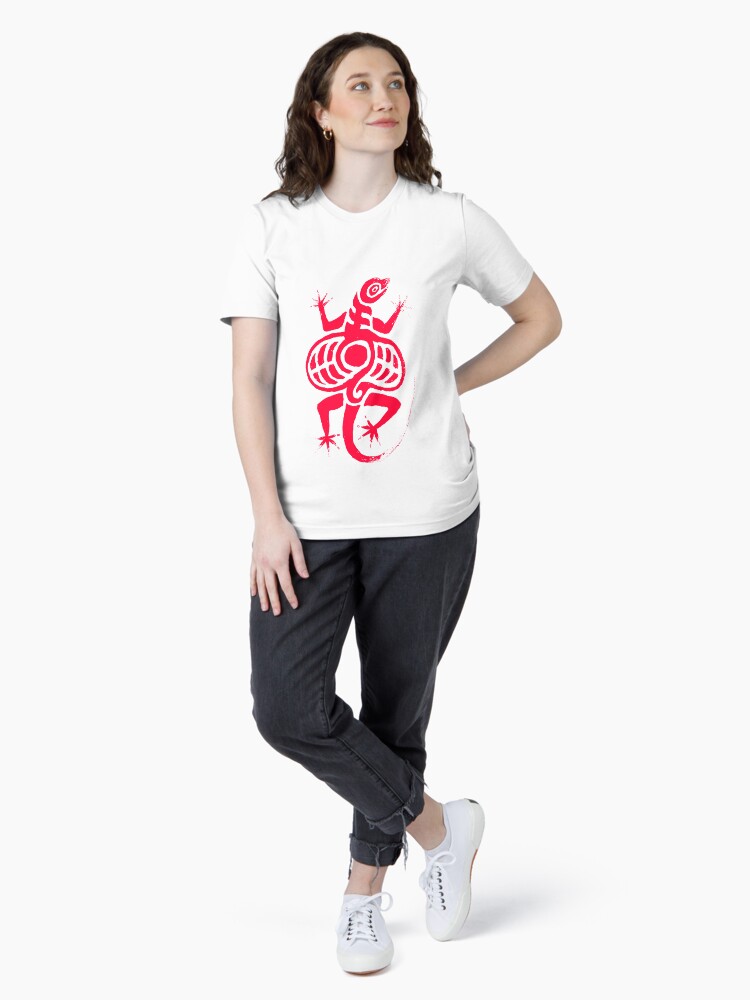 Thumbnail 4 of 7, Essential T-Shirt, Aztec lizard pattern designed and sold by misahiraysa.